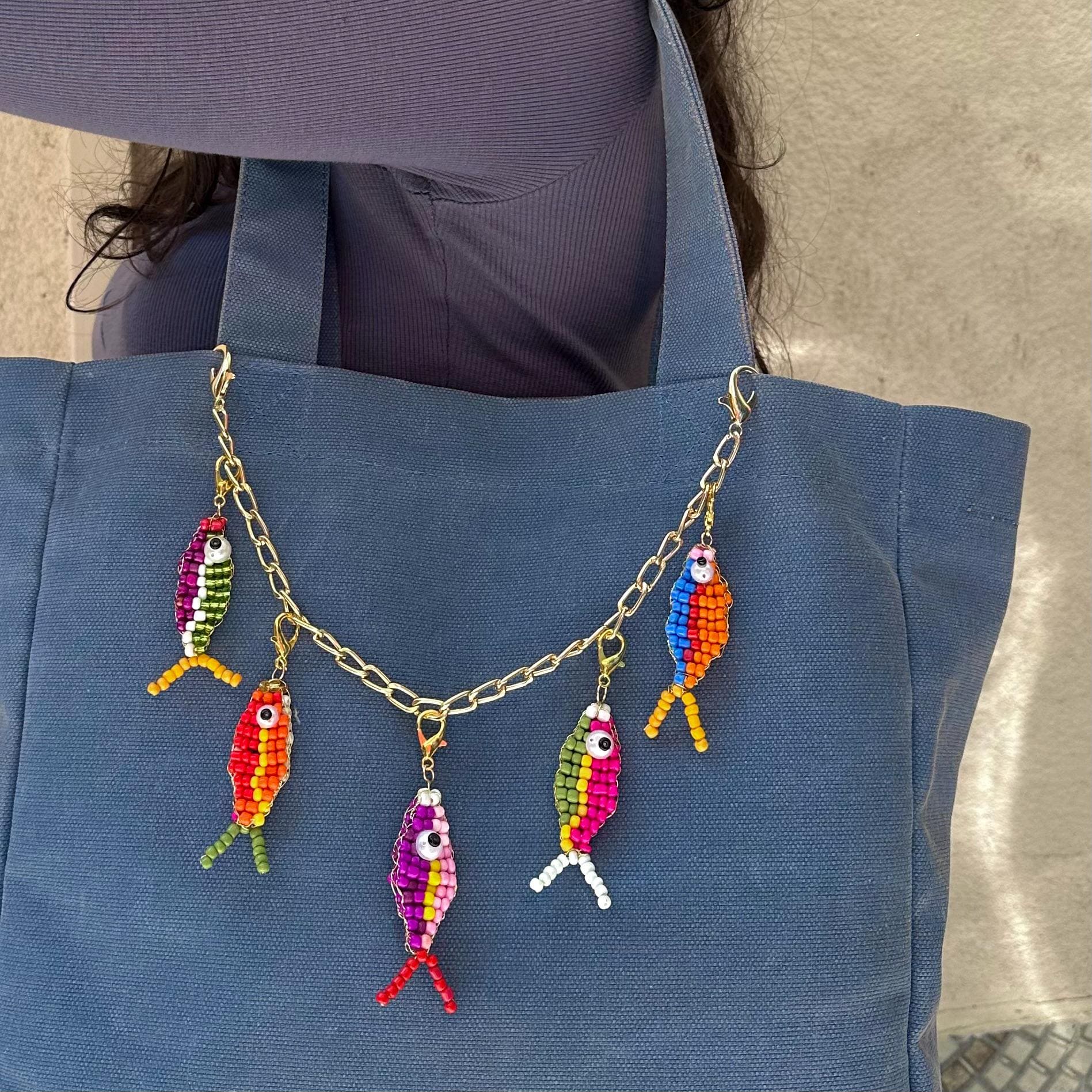Ciondolo Per Telefono Colorato A Forma Di Stella Marina - Portachiavi Acrilico Fatto A Mano Con Perline, Accessorio Moda Donna