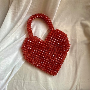バッグ HEART BEADED BAG Heart Bag – Exotic Beautiez