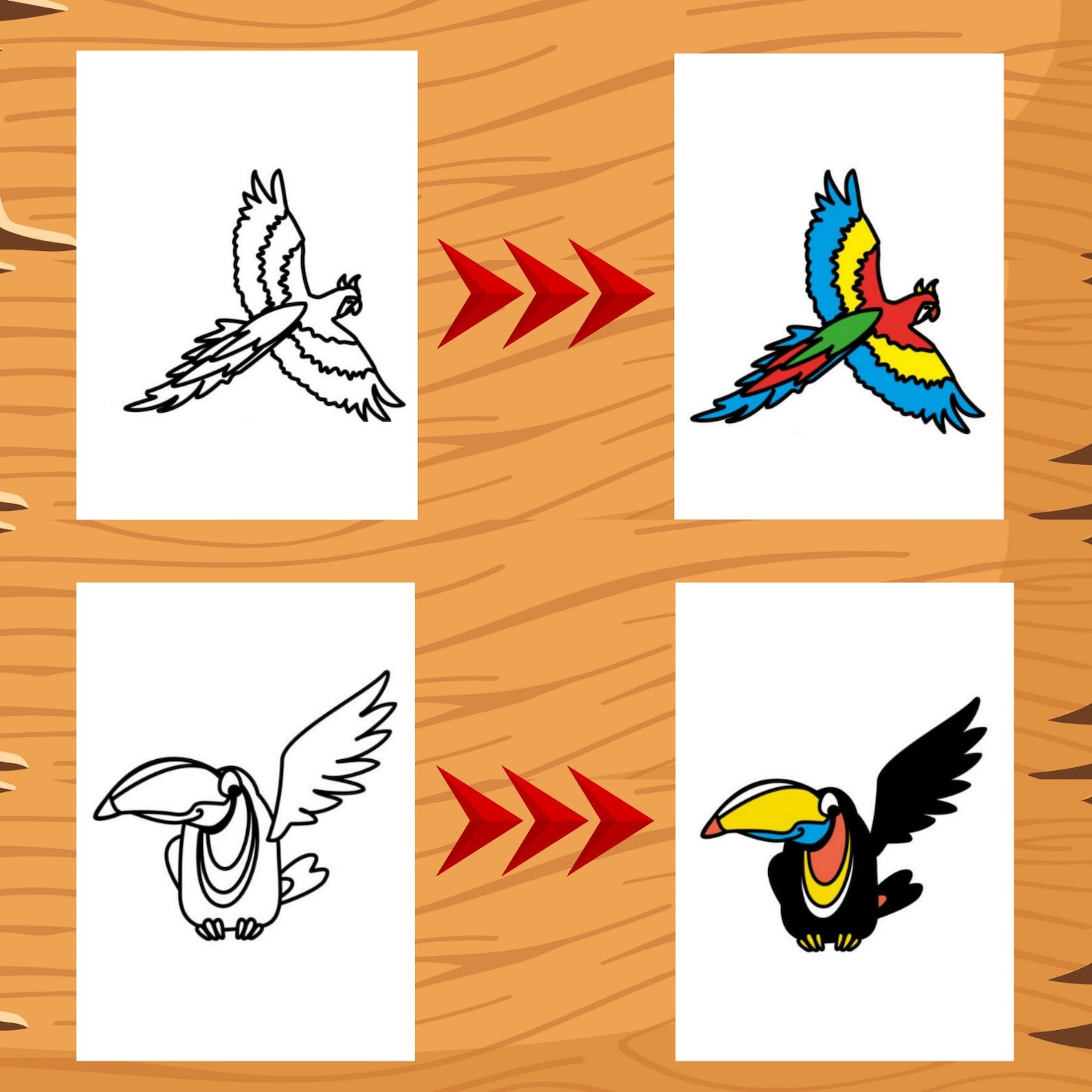 30 Coloring Pages for Kids, Preschoolers, Simple Coloring Pages
