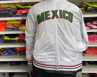 White embroidered sweatshirt from Mexico
