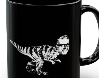 Jeff Goldblum Mug: Black Jurassic Park Coffee Cup, Funny Tea Mug, Cinema Souvenir