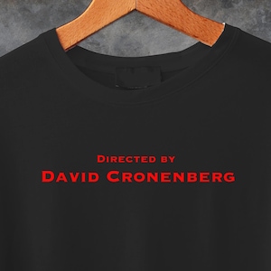 David Cronenberg Film Director T-Shirt: The Fly, Crash - Movie Buff Apparel, Cinema T-shirt,