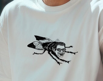 The Fly Movie T-Shirt: Jeff Goldblum, David Cronenberg Horror Film Tee, Cinema Apparel, Funny Halloween T-shirt