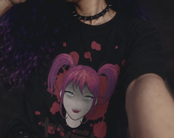 Pastel Goth Shirt Yandere | Gothic Emo Alternative Grunge Punk