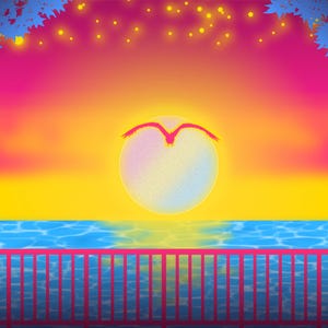 Subtiele LGBTQ Pride-stickers Pansexual Sunset | LGBT lesbienne homo biseksueel transgender niet-binair queer