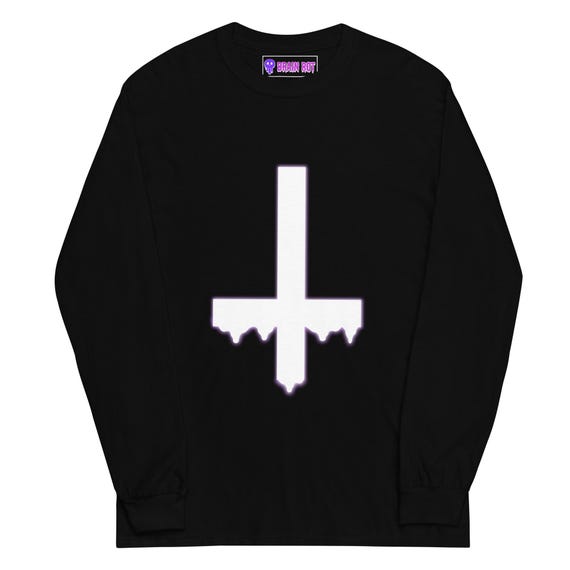 Pastel Goth Shirt Drippy Cross | Gothic Emo Alternative Grunge