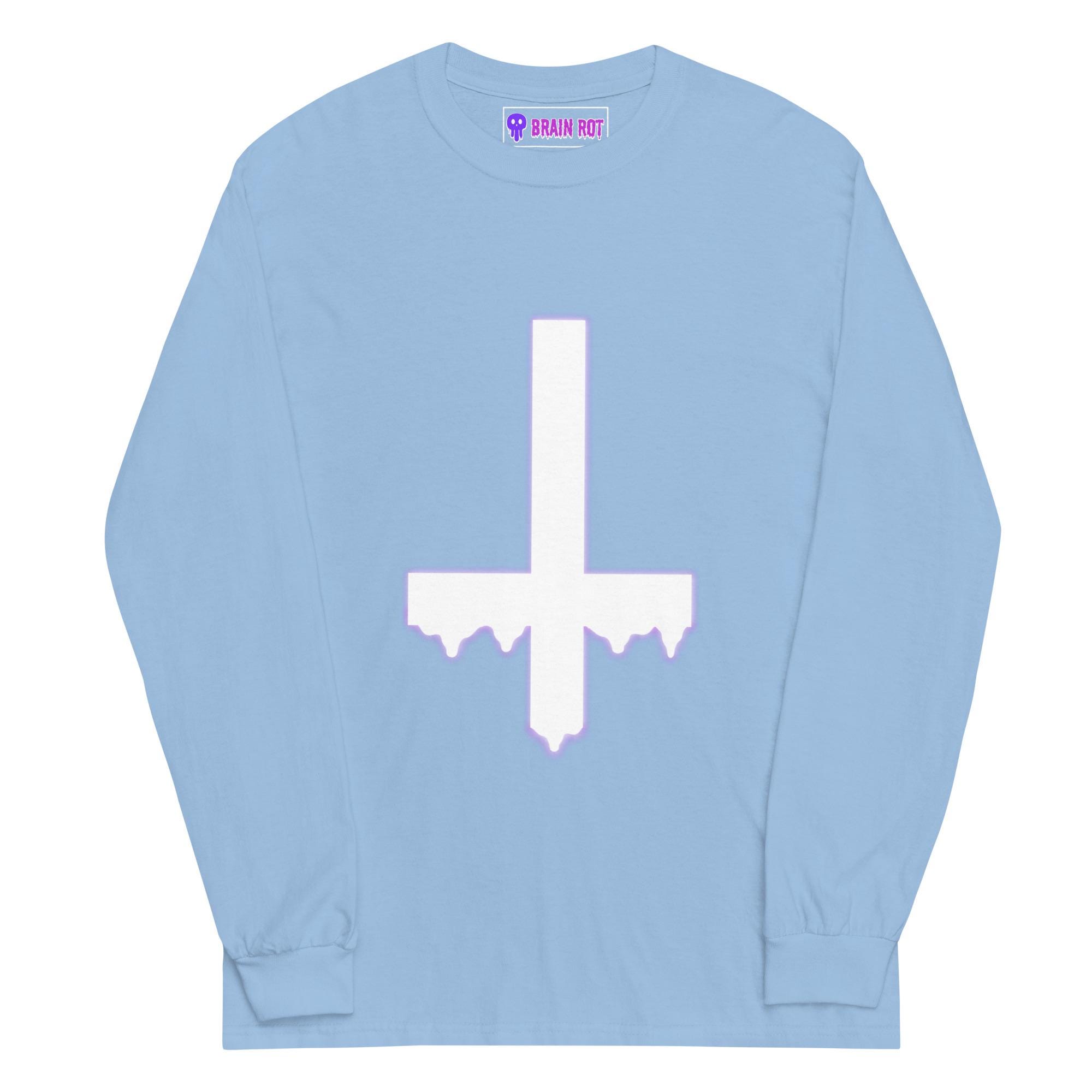 Pastel Goth Shirt Drippy Cross | Gothic Emo Alternative Grunge