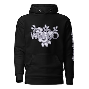 Pastel Goth Hoodie WEIRDO | Gothic Emo Alternative Grunge Punk