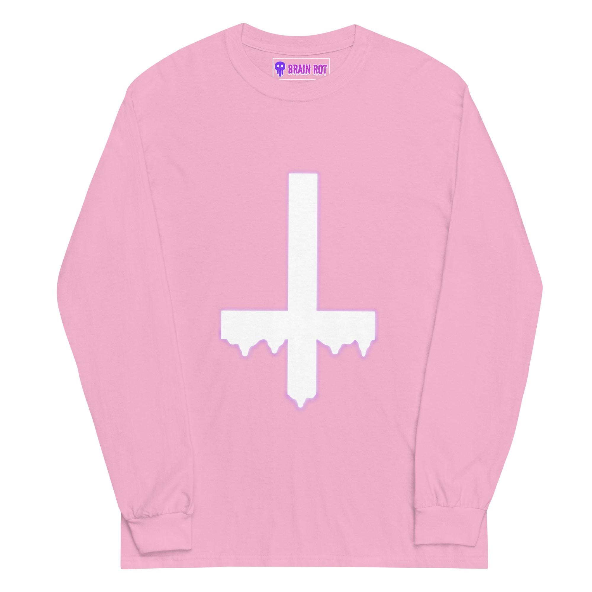 Pastel Goth Shirt Drippy Cross | Gothic Emo Alternative Grunge