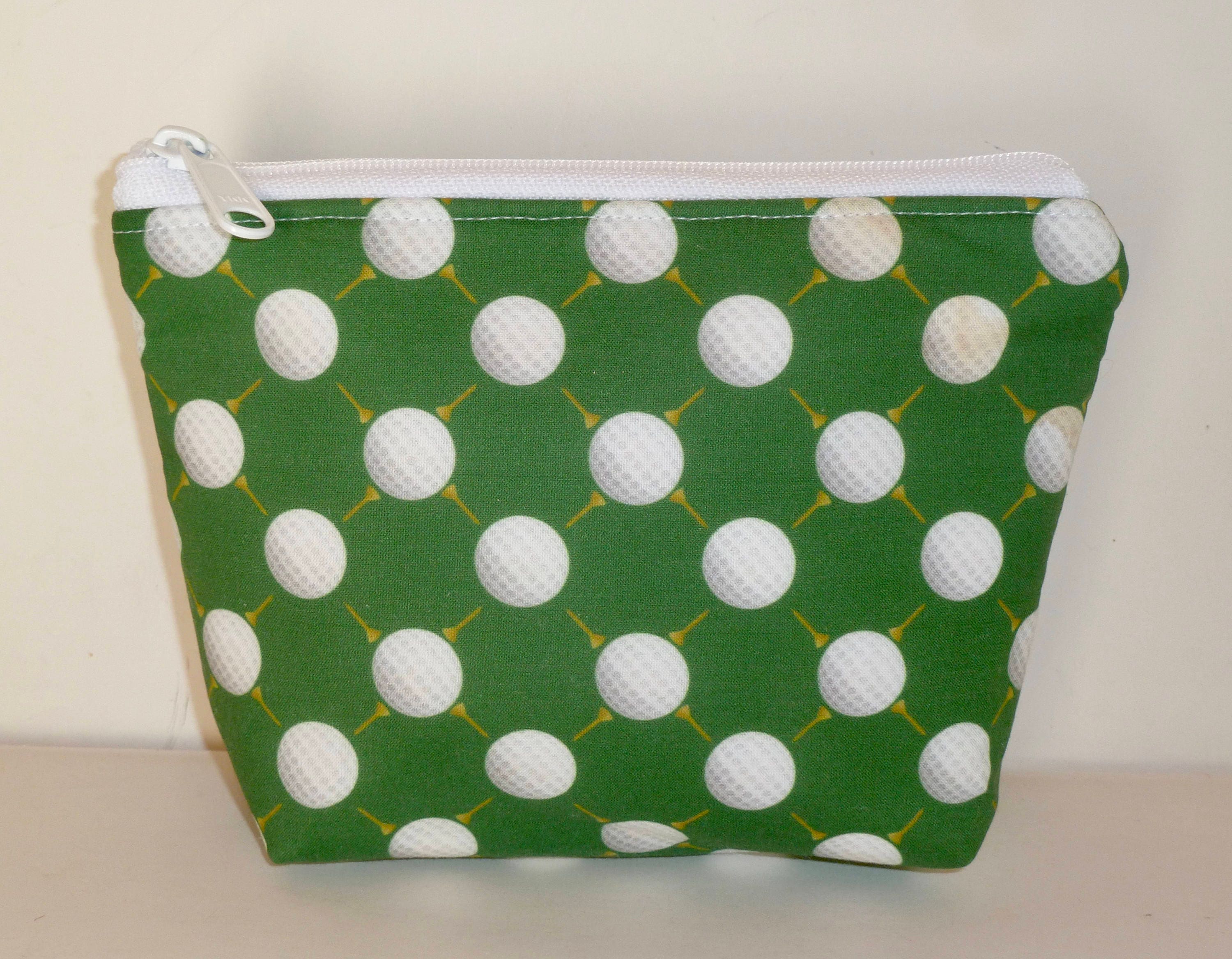 Zippered Pouch Makeup Bag Golf Accessories Golf Ditty Etsy