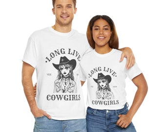 cowgirl Unisex t-shirt Cotton Tee