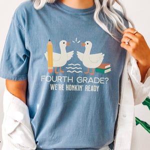 Comfort Colors Fourth Grade Teacher Shirt, Fourth Grade Squad, 4th Grade Team Teacher T-Shirt, Fourth Grade Crew, Elementary School T-shirt