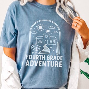 Comfort Colors Fourth Grade Teacher Shirt, Fourth Grade Squad, 4th Grade Team Teacher T-Shirt, Fourth Grade Crew, Elementary School T-shirt