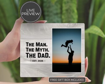 Dad Gift, Personalized Dad Picture Frame, Custom Father’s Day Gift for Dad, Gift for Dad from Children, Custom Dad Keepsake