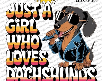 Retro Dachshund PNG | Dog Mom Clipart (Digital Download
