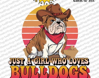 Bulldog Dog PNG: Funny Dog Lover Clipart (Digital Download)