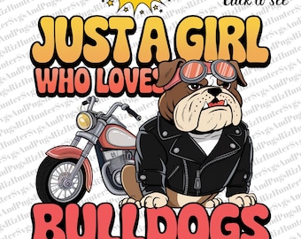Bulldog Dog PNG: Funny Pet Lover Clipart (Digital Download)