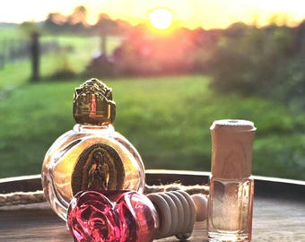 Rose Anointing Oil: Blessed Virgin Mary Catholic Holy Oil, Healing Protection Blessing