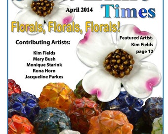 April 2014 Soda Lime Times Lampworking Magazine - Bloemenuitgave - (PDF) - door Diane Woodall