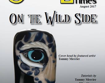 Aug 2017 Soda Lime Times Lampworking Magazine - Animals - (PDF) - by Diane Woodall
