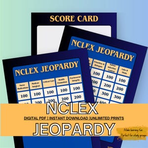 NCLEX trivia game, Nursing Student Trivia, NCLEX Study Guide, Fun NCLEX Game for Nursing School