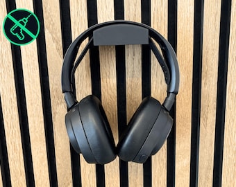 Kopfhörerständer Akustikpaneel Zubehör Headset Halterung ohne Bohren Wandhalter Ergonomisch