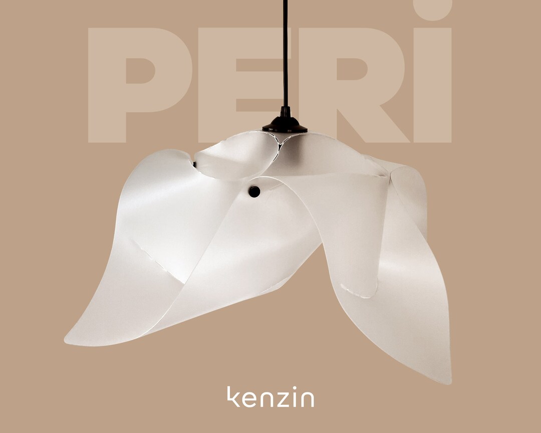 Peri - Polypropylene Pendant Light | Minimal Folding Chandelier ...