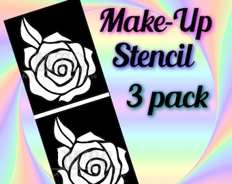 Rose Petals Makeup Swatch Stencils Adhesive 3 Sheets Per Pack Eye shadow and Lipstick Test Swatches  Makeup Addict MTcoffinz