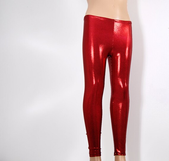 glitter stretch pants