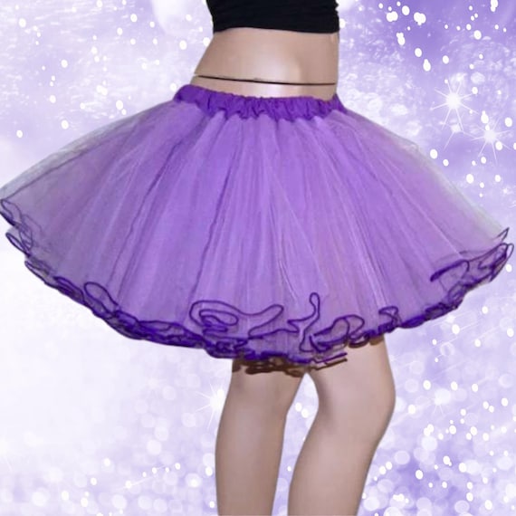 purple tutu dress for adults Halloween Costume Accessories Women Made with layers and layers of the highest quality Swiss tulle Purple Ruffle Hem Tutu dark