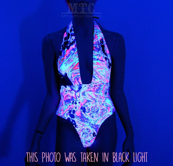Neon Deep V Bodysuit