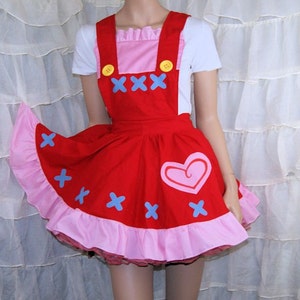 Reese Anime Cosplay Pinafore Apron Costume Skirt Adult ALL Sizes - MTCoffinz