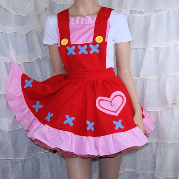 Reese Anime Cosplay Pinafore Apron Costume Skirt Adult ALL Sizes - MTCoffinz