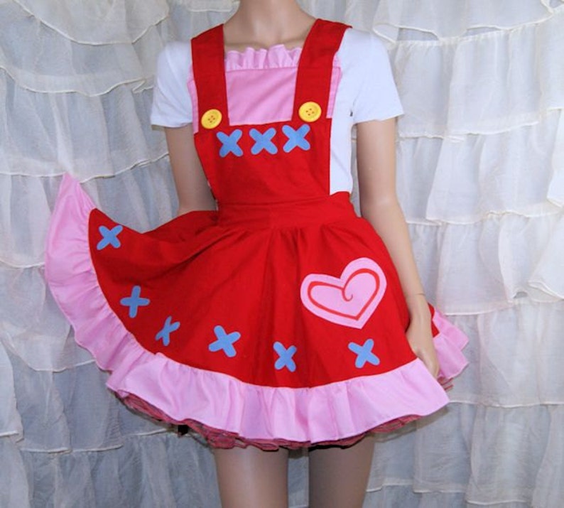 Reese Anime Cosplay Pinafore Apron Costume Skirt Adult ALL Sizes MTCoffinz image 1