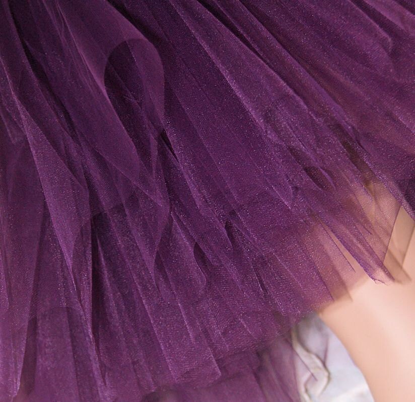 Eggplant Purple Romance Knee Length Tutu Skirt Adult All Sizes - Etsy