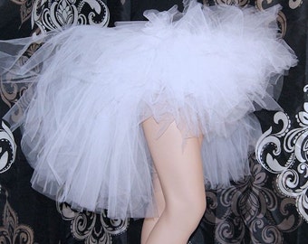 Pure Snow White trashy bustle TuTu MTCoffinz Adult ALL SIZES