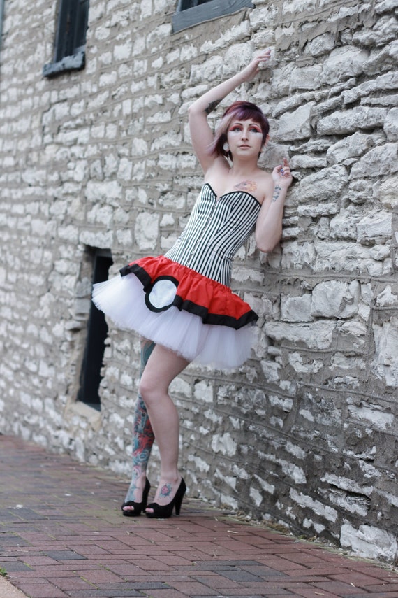 Cosplay Costume Pokemon Pokeball Red White Gotta Catch 'em Etsy Hong Kong