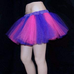 Cheshire Cat Bubblegum Pink Dark Purple Striped Tutu adult All SIZES MTCoffinz image 4