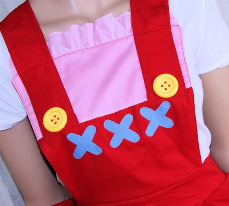 Reese Anime Cosplay Pinafore Apron Costume Skirt Adult ALL Sizes MTCoffinz image 2