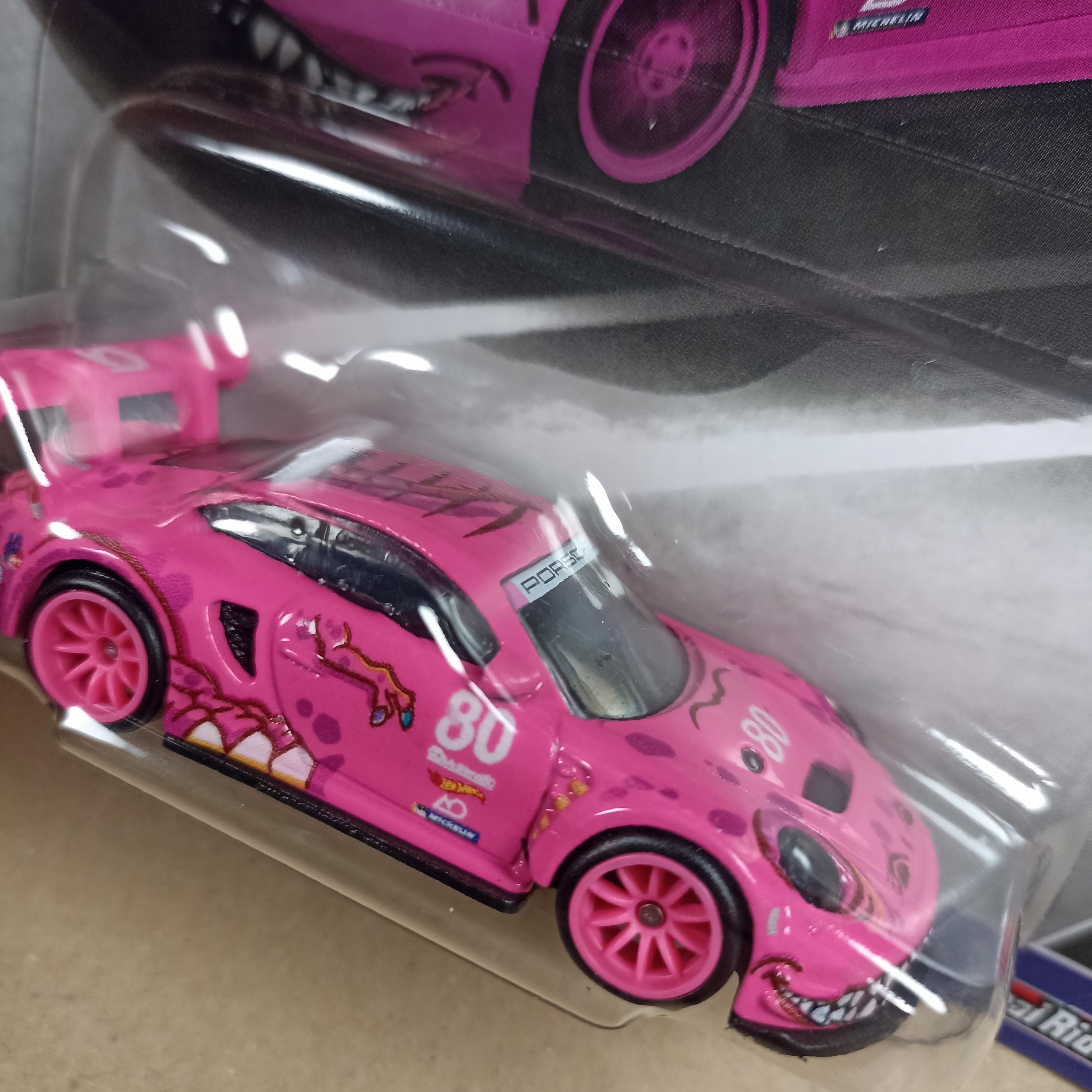thumbnail image 2 of JC-9455 White Toner Waterslide Decals | REXY PINK Chase Car | 1:64 Scale For Diecast 2 of 5