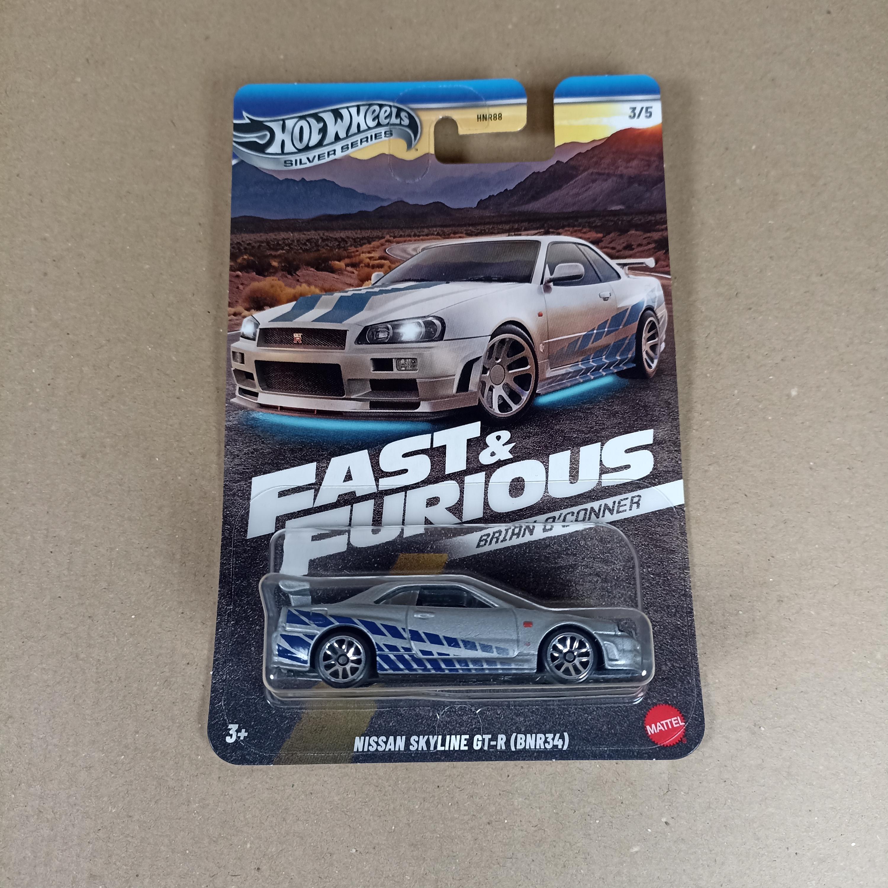 Hot Wheels Fast and Furious - Nissan Skyline GT-R BNR34
