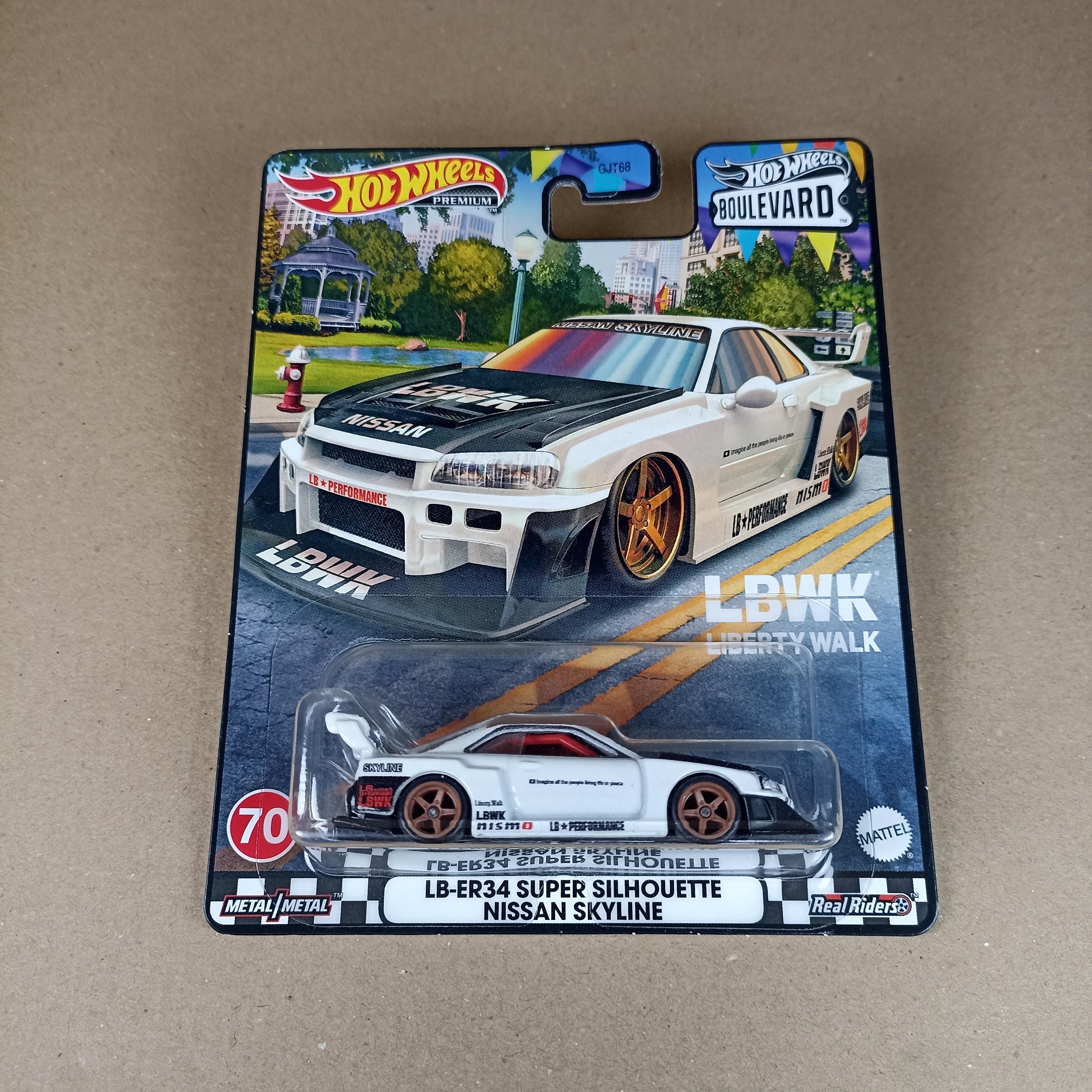 10 pieces】 LB-ER34 SKYLINE Hot Wheels