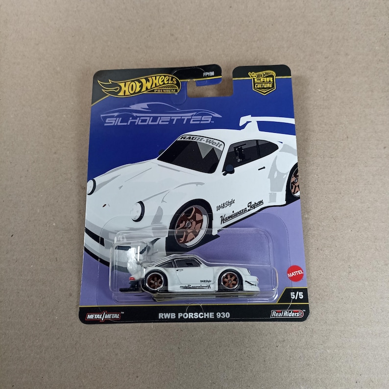 RWB Porsche 930 - Silhouettes - Hot Wheels Premium - 1/64 Diecast - Etsy