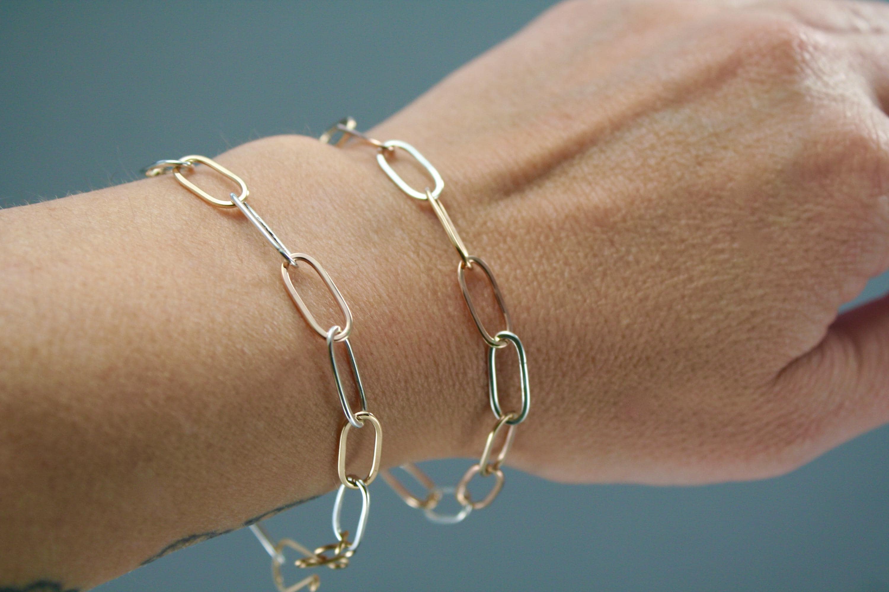 Paper Clip Chain 14 24 Inch 925 Sterling Silver Paperclip Chain