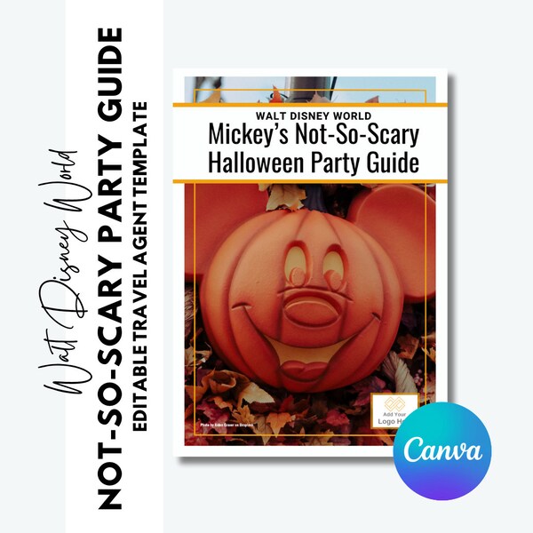 Wdw 2024 Halloween Party Guide Travel Agent Editable Template Etsy