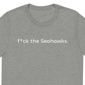 F die Seahawks, weiches Polyester, lustiges NFL-Shirt, Sonntag Football, 49ers Football-Shirt, Rams Football-Shirt, Triblend-T-Shirt, Unisex