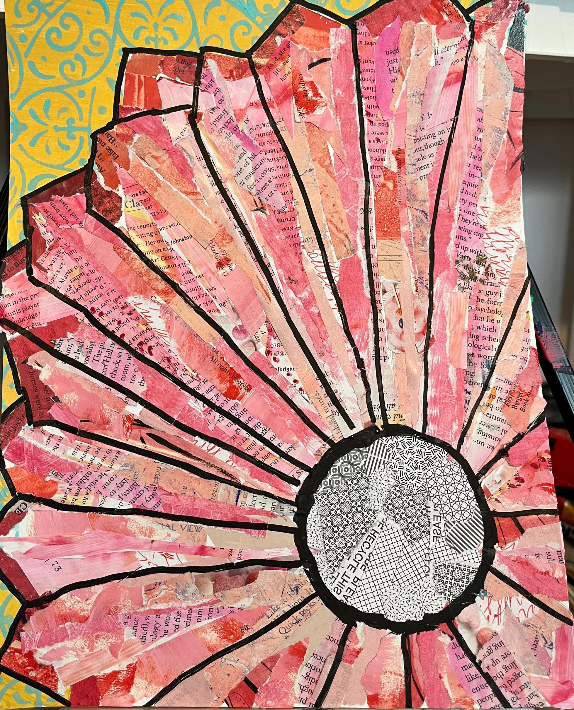 Pink Flower Collage - Thumbnail 2