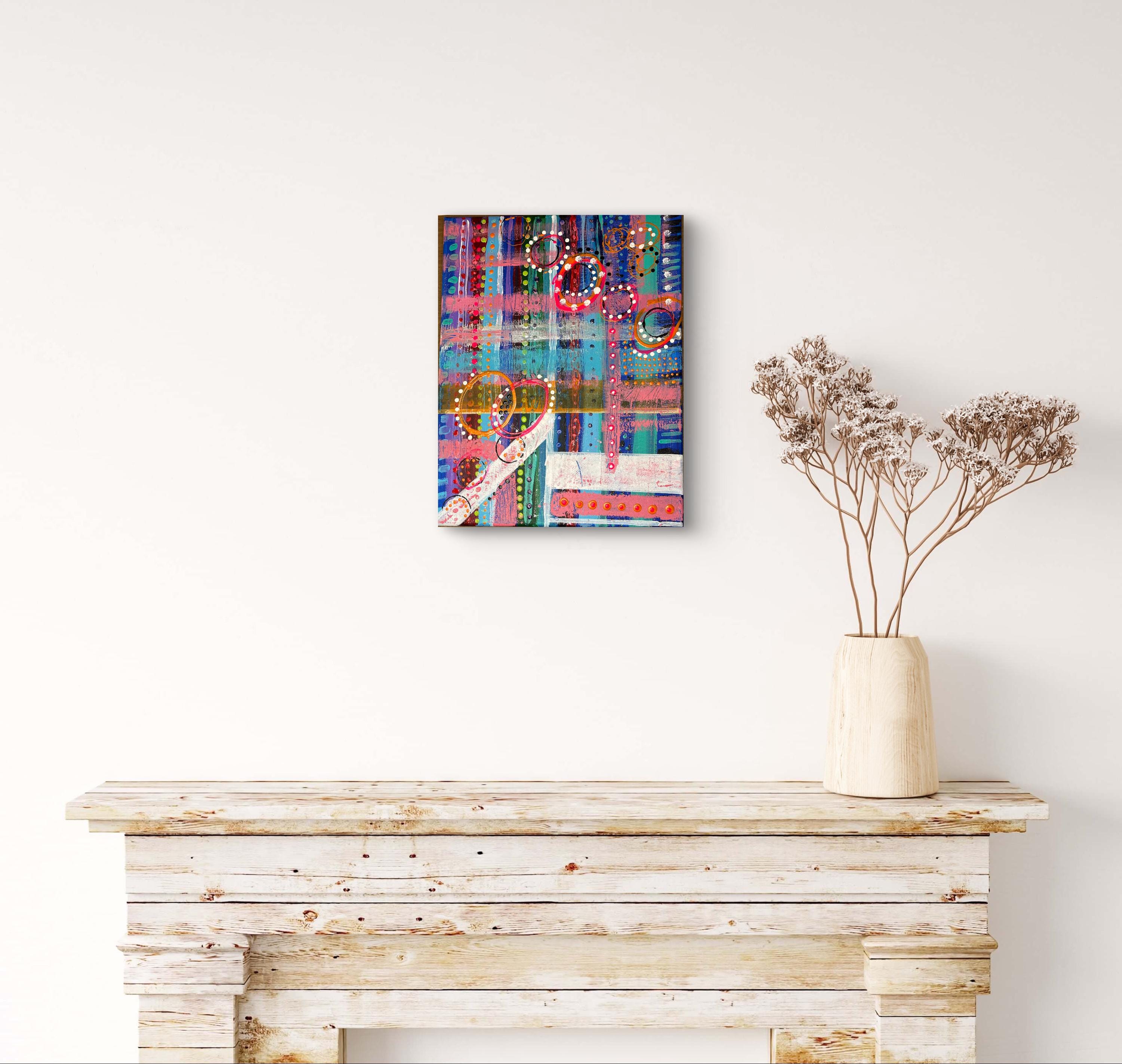 Painting: Stripes and Circles - Thumbnail 2