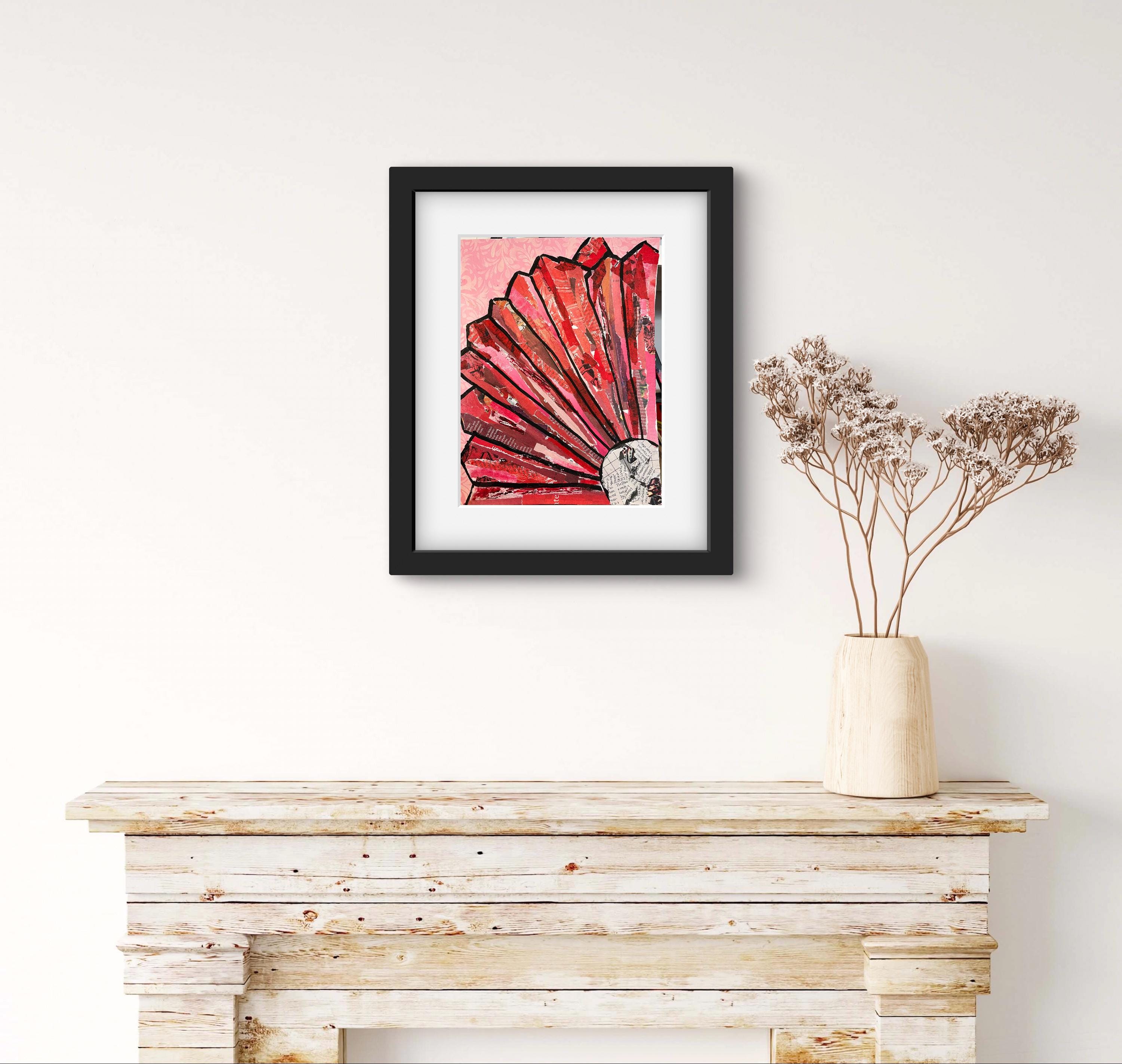 Red Flower Collage