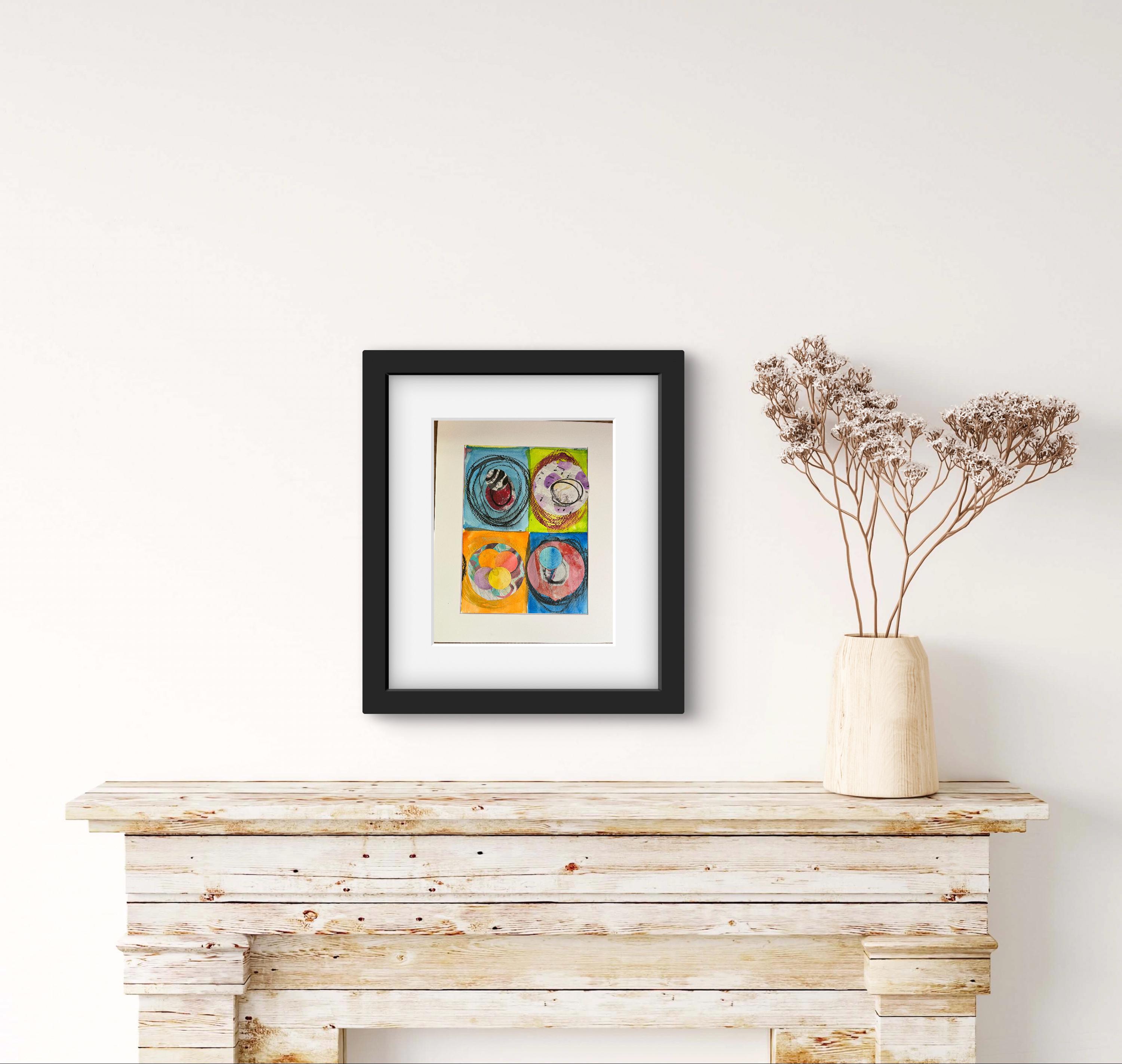Mixed Media Abstract Art ready to frame - Thumbnail 7